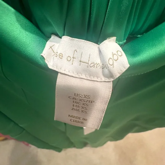 House of Harlow 1960 Green Satin Crop Top & Wide-Leg Pant Set | NWT XS - Picture 17 of 17